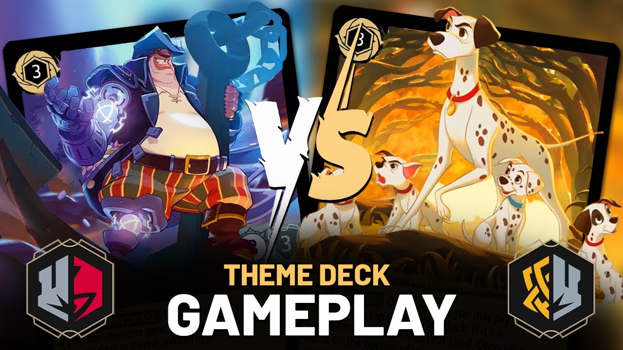 PIRATES vs. PUPPIES! Disney Lorcana CASUAL BUDGET deck gameplay!