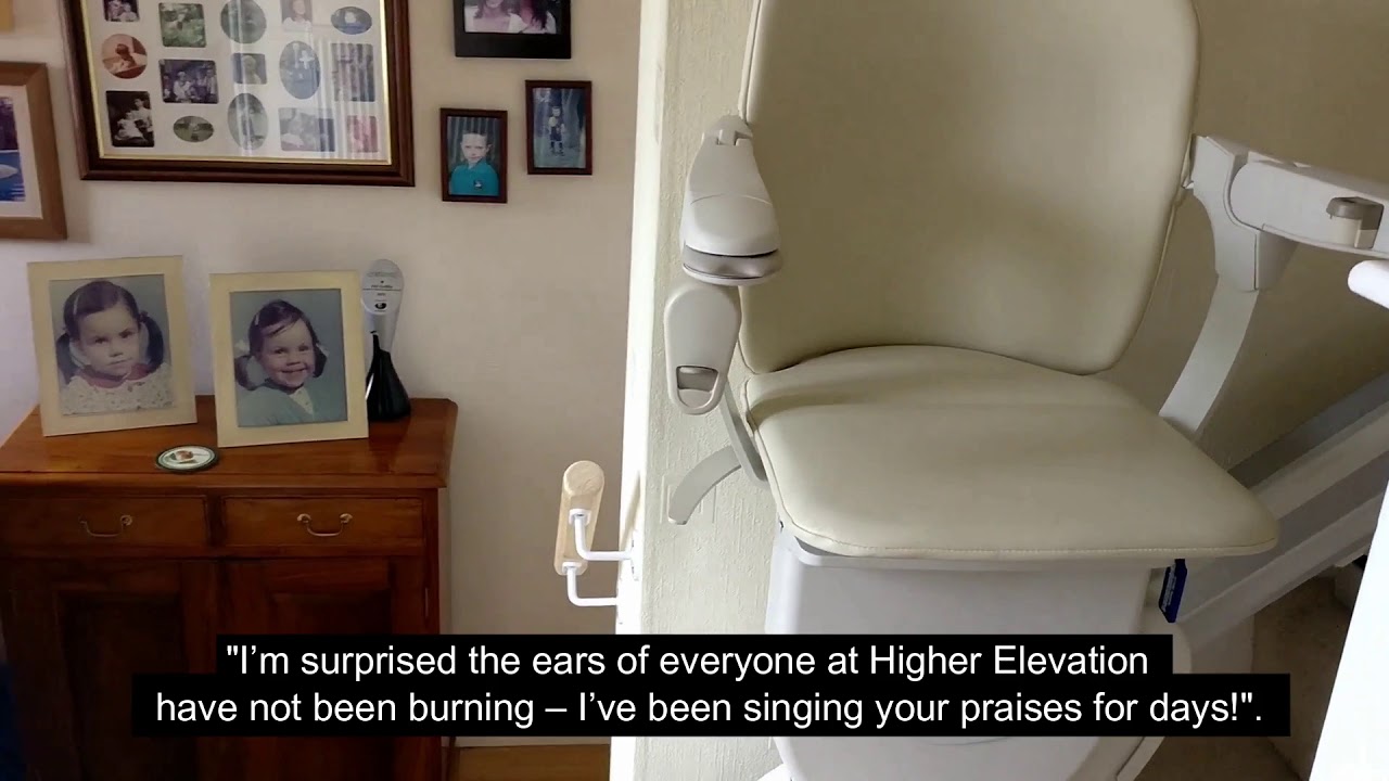 Stannah 600 Stairlift with Powered Hinge Rail