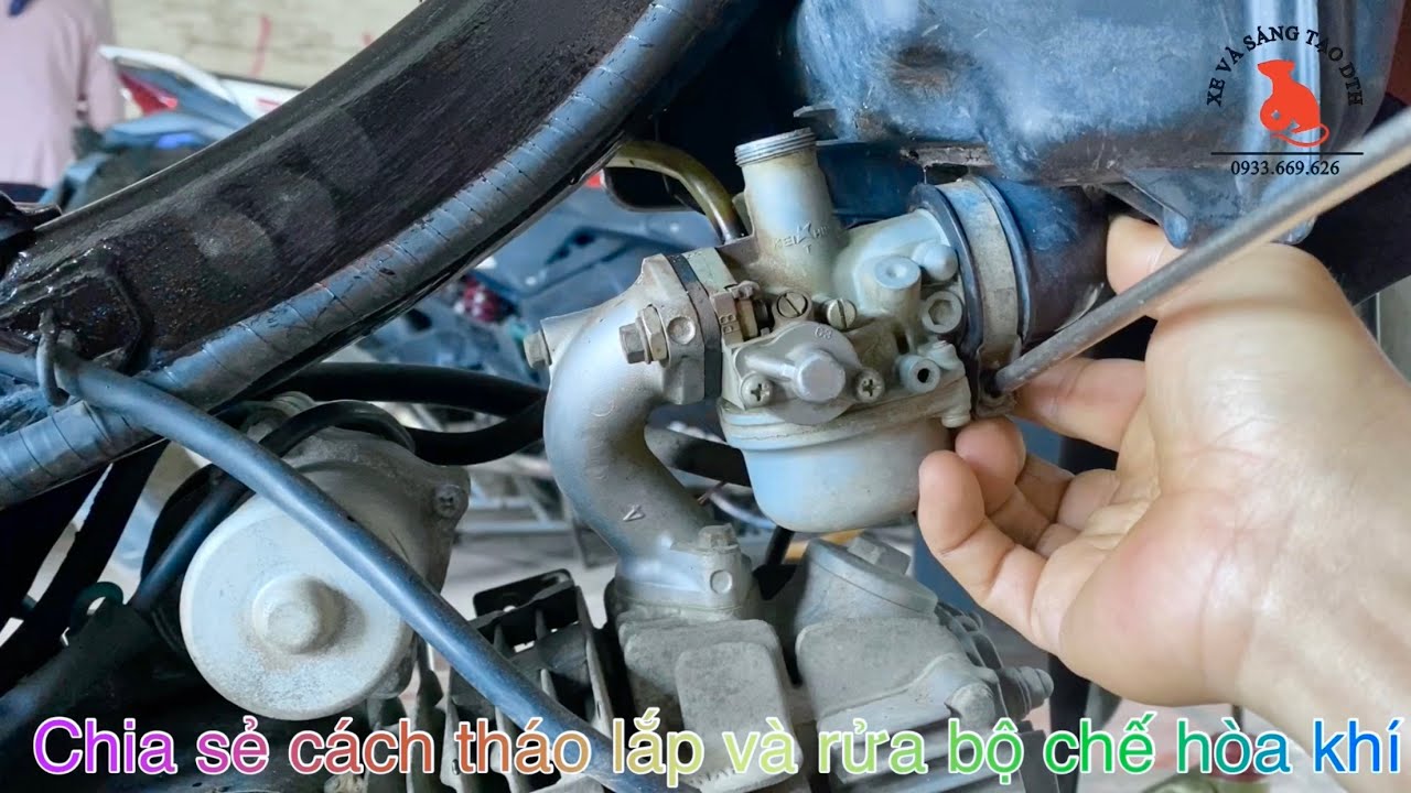 Hướng dẫn tháo lắp và rửa bộ chế hòa khí xe máy honda,cho những anh em đam mê và anh em thợ mới