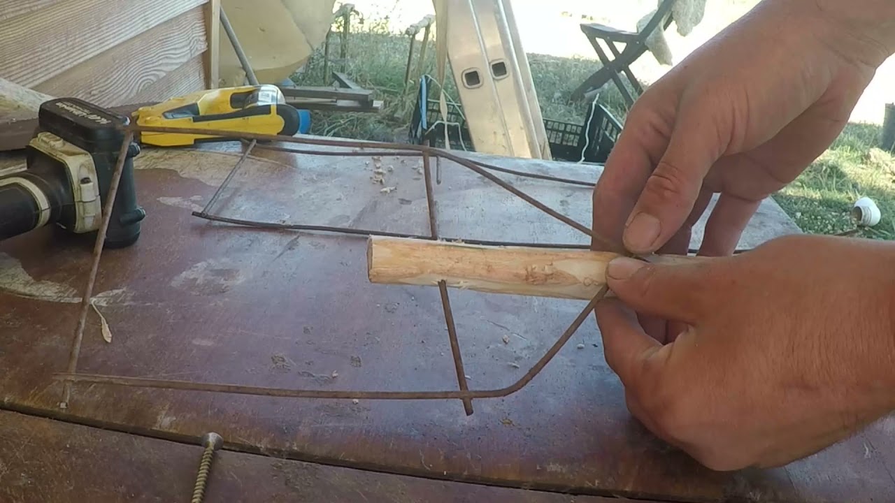 Making a Wire Hoe Almost for Free - Weeding in the Garden