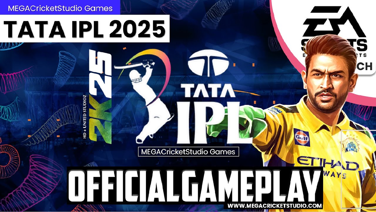 TATA IPL 2025 Patch for EA Cricket 07 | Official Gameplay Video