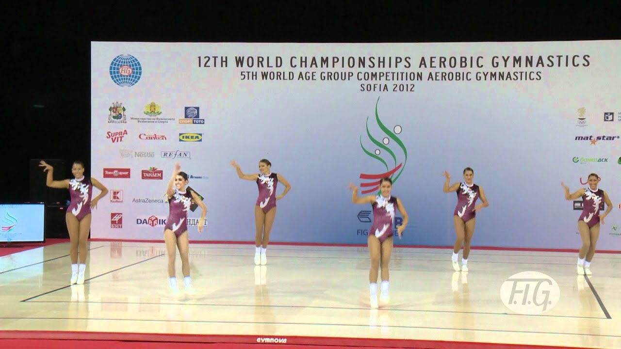 Group VENEZUELA - Aerobic Worlds 2012