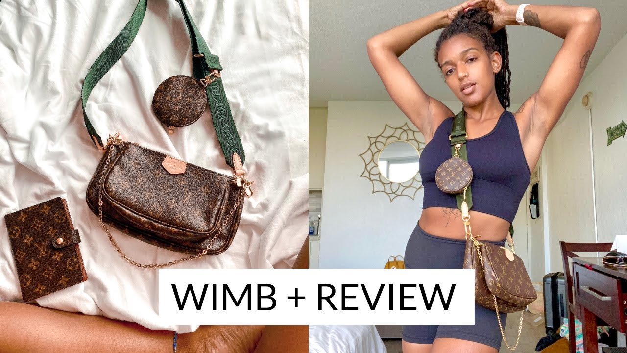 What's In My Bag - Vacation Edition + Review | Louis Vuitton Multi Pochette Accessories
