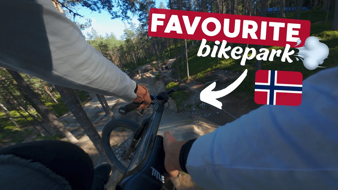 BIKEPARK laps, B-RAGE line,  neue FEATURES etc. // Trysil Bike Arena // 4K POV
