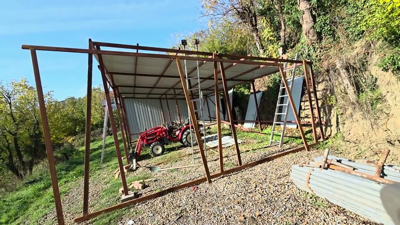 Sundurma ahır ve ardiye yapımı