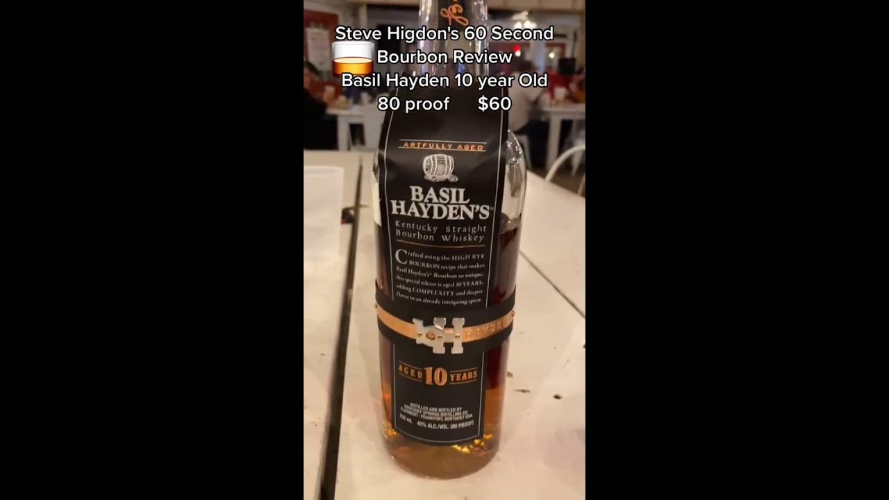 Basil Hayden's 10 Year: A Disappointing Surprise?