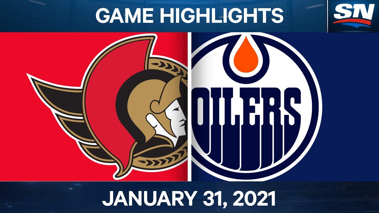 NHL Game Highlights | Senators vs. Oilers - Jan. 31, 2021