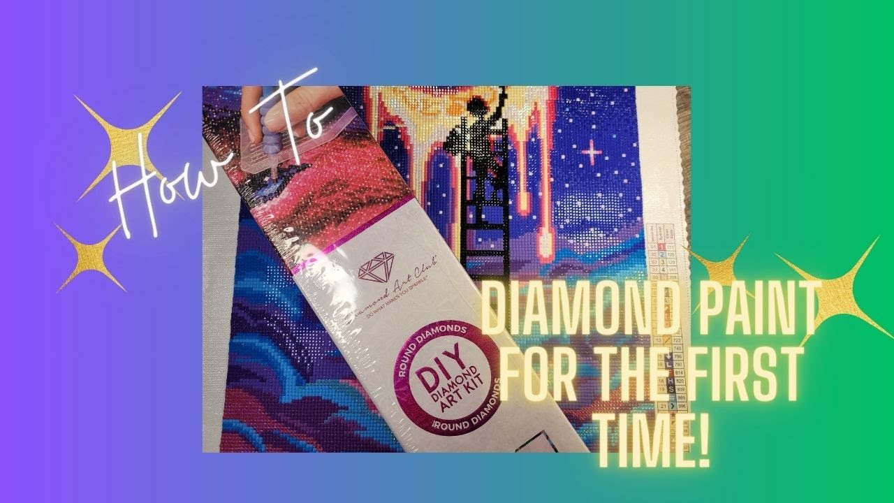 An Absolute Beginner's Guide to Diamond Painting (Round Drills)