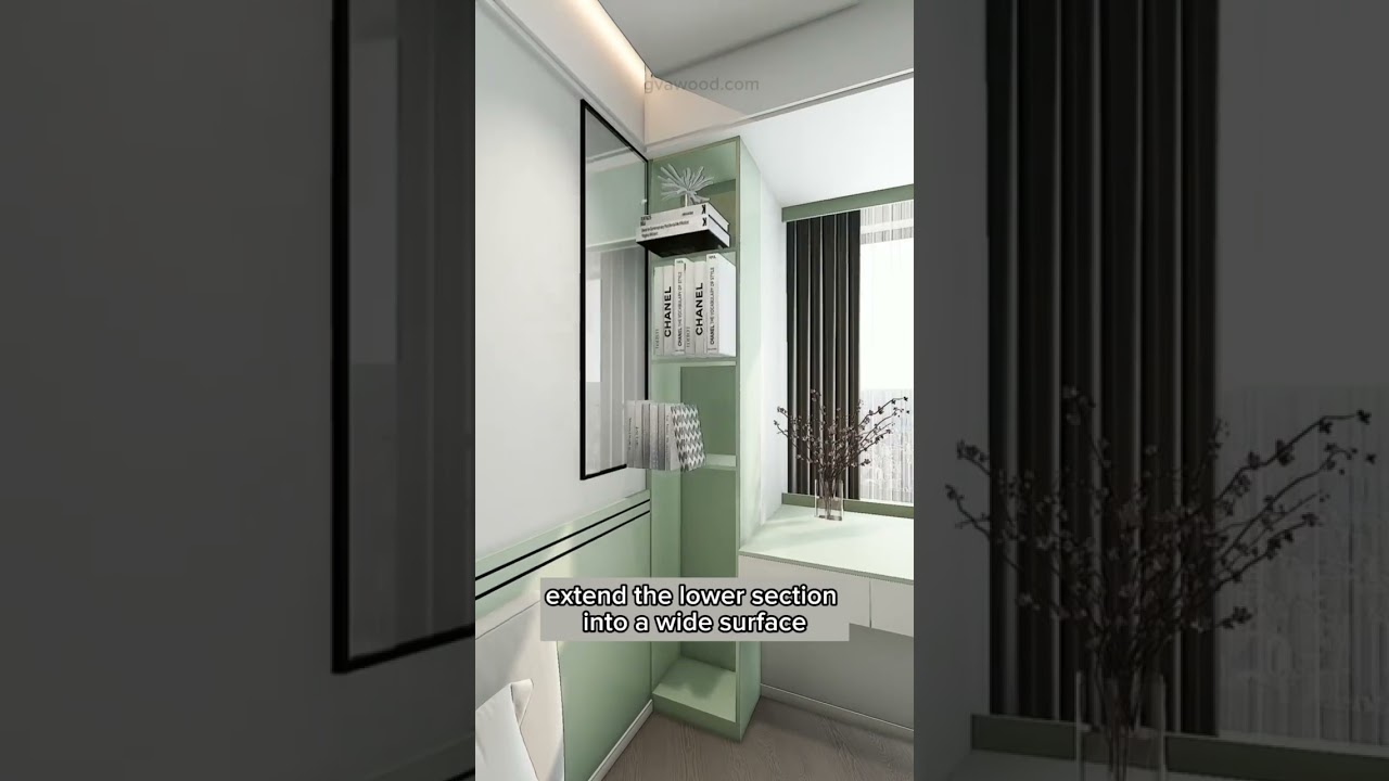 Transform Your Bedroom with a Stylish Window Nook! #BedroomDesign #HomeOfficeIdeas #CozyBedroom