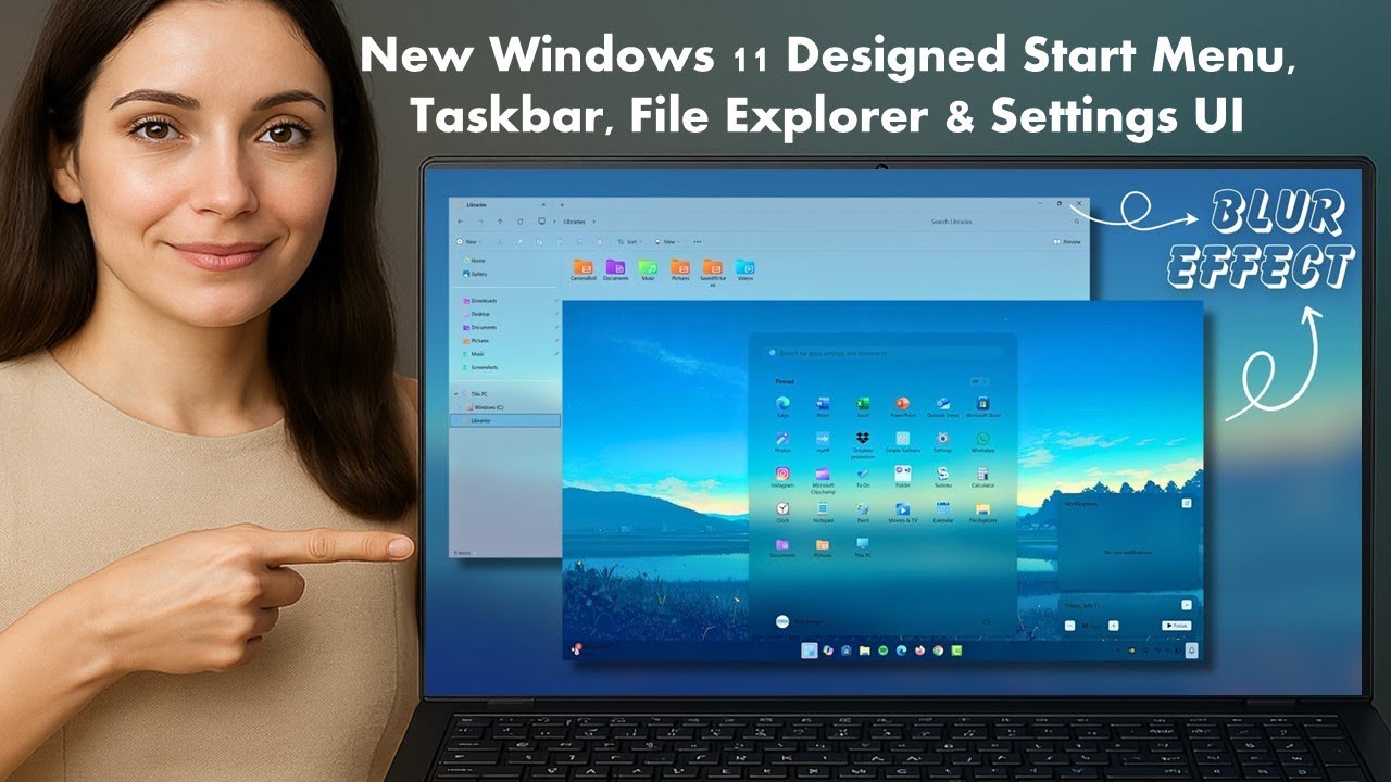 Новое обновление Windows 11: переработанный интерфейс меню &laquo;Пуск&raquo;, панели задач, проводника и нас...