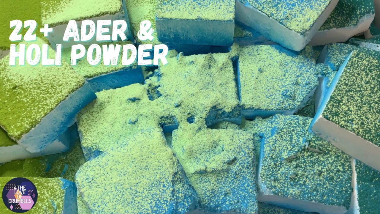 22+ Ader Blocks with Sea Foam Holi Powder 🌊| CXL