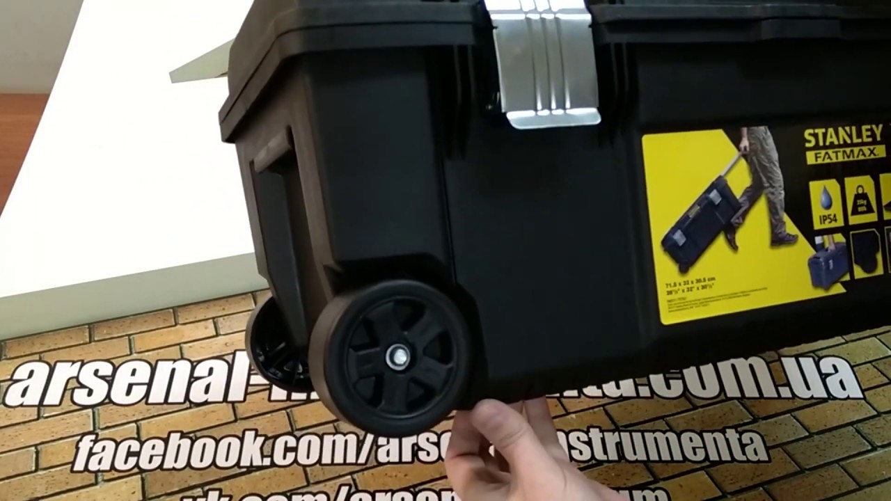 Ящик FATMAX® STANLEY FMST1-75761 с колесами и телескопической ручкой