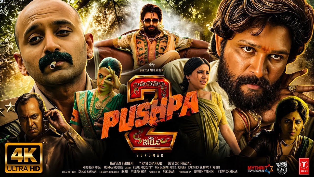 Pushpa 2 &ndash; The Rule (2024) Full Movie | Allu Arjun | Hindi Dubbed | South Indian | 