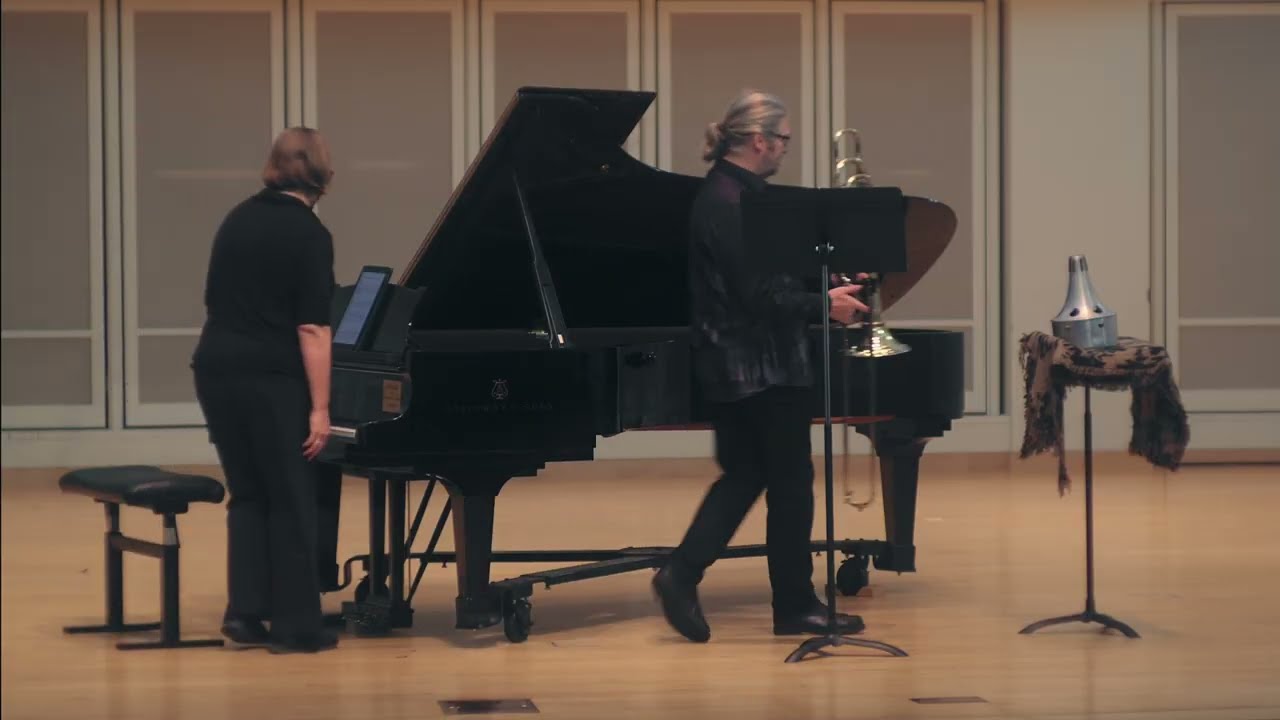 Alonso Malik Pirio Sonata for Bass Trombone (2018) performed by Denson Paul Pollard Bass Trombone