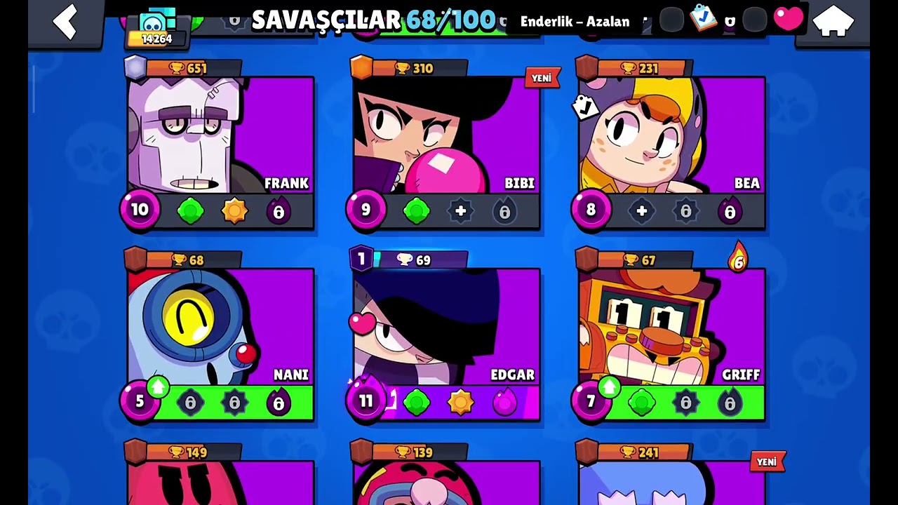 Brawl stars oynadım 