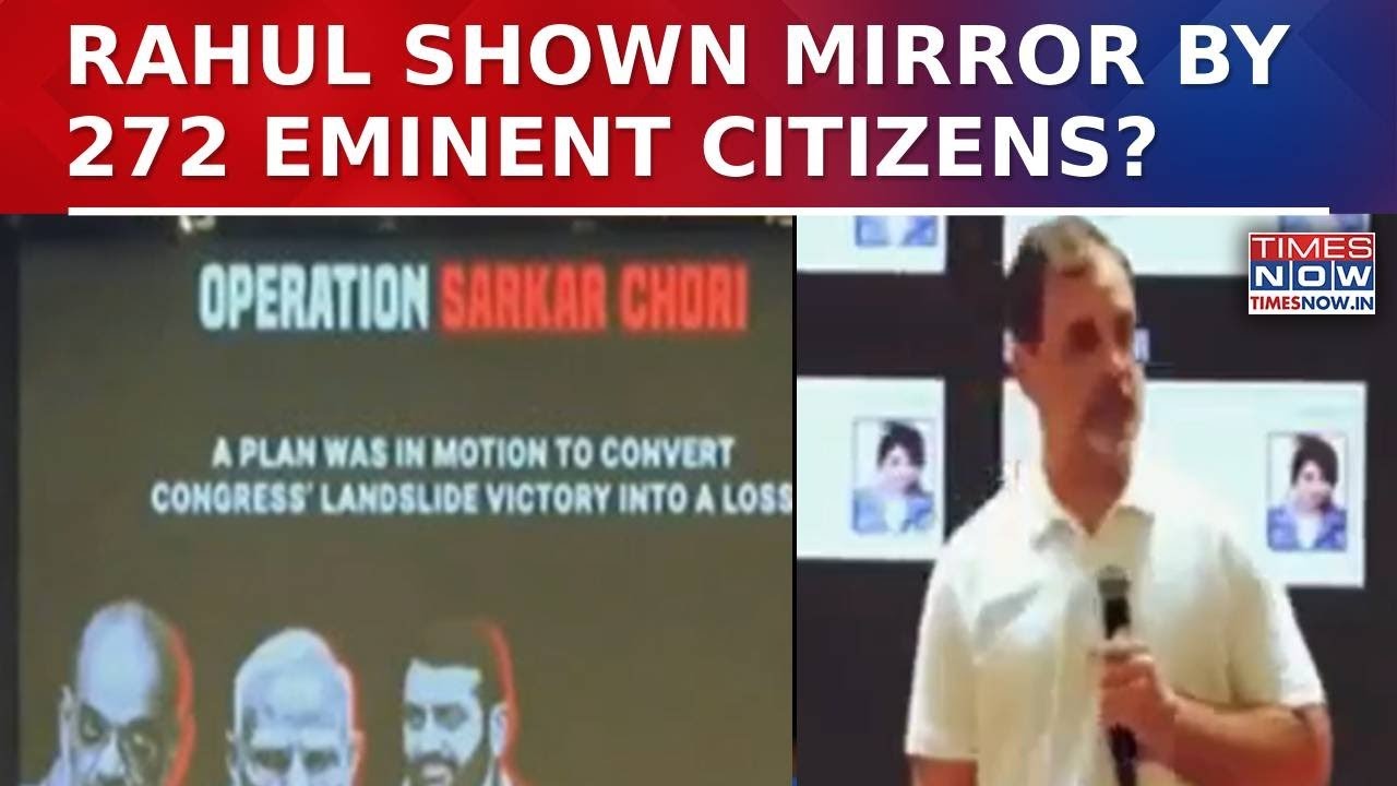 272 Eminent Citizens Give 'Harsh' Reality Check To Rahul Gandhi On 'Democracy Under Threat' Remark