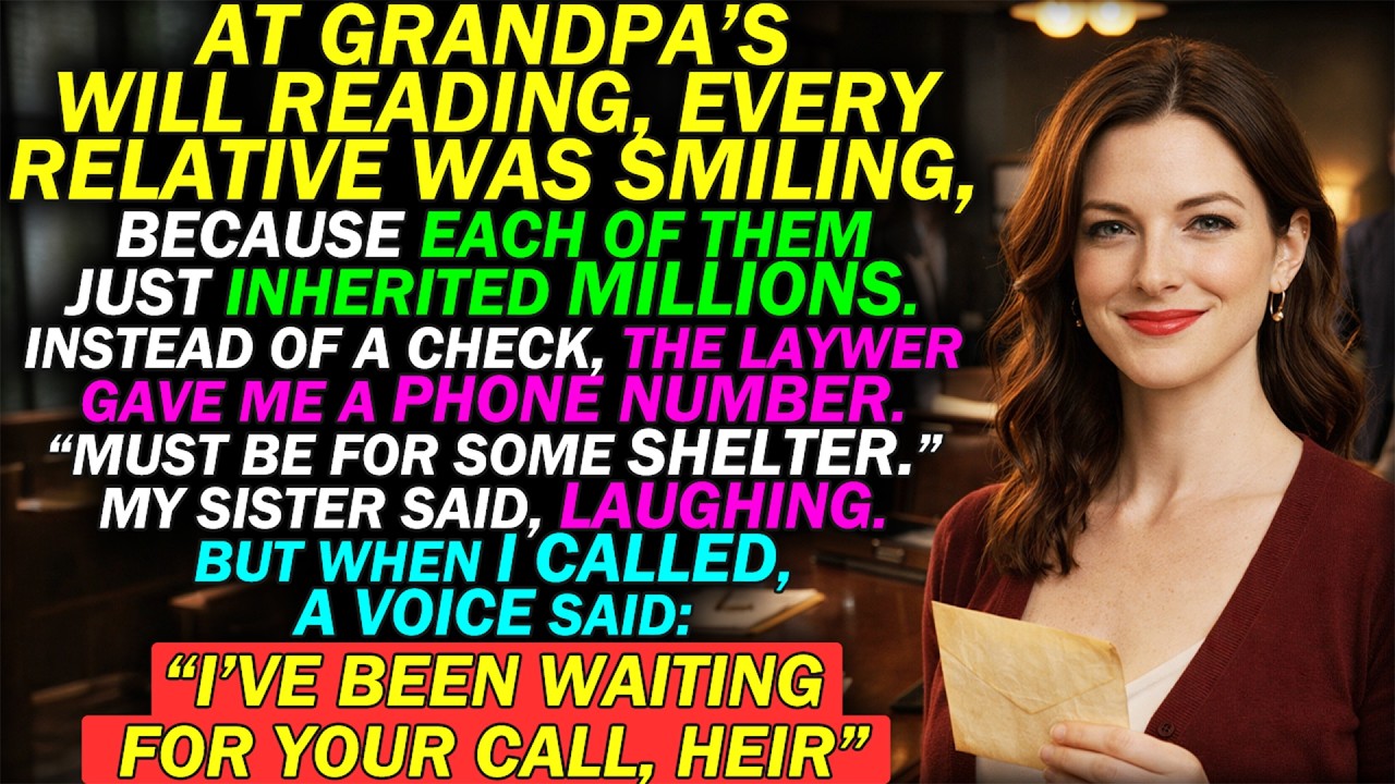 My Family Celebrated Millions From Grandpa's Will While I Got A Phone Number &mdash; But That Number...