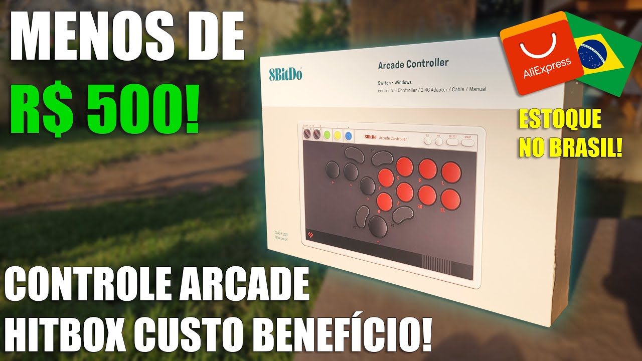 Descubra se o Controle Arcade 8BITDO Wireless Hitbox Vale a Pena!