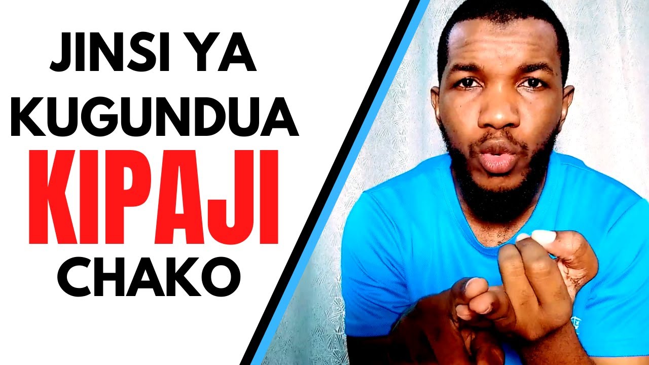 JINSI YA KUGUNDUA KIPAJI CHAKO