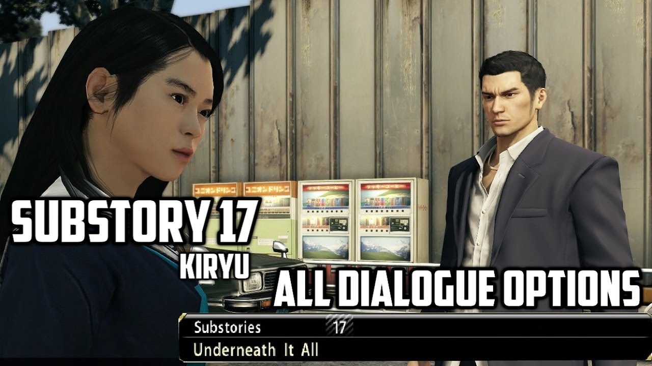 Yakuza 0 - Underneath It All (Substory 17) ALL DIALOGUE OPTIONS