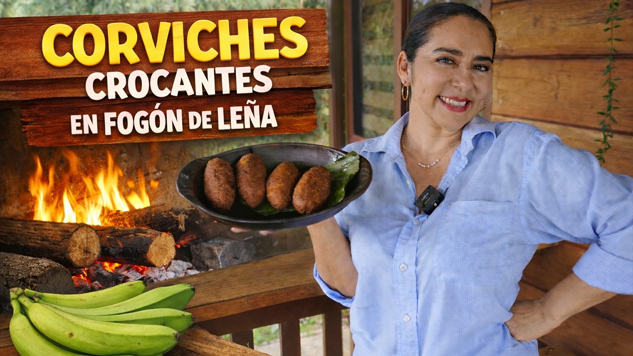 Corviches crujientes en horno de leña