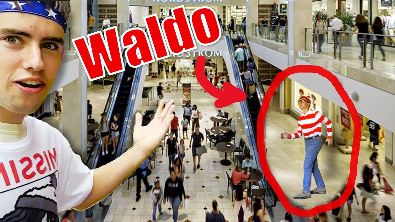 Where's Waldo In Real Life! (At a Shopping Mall)