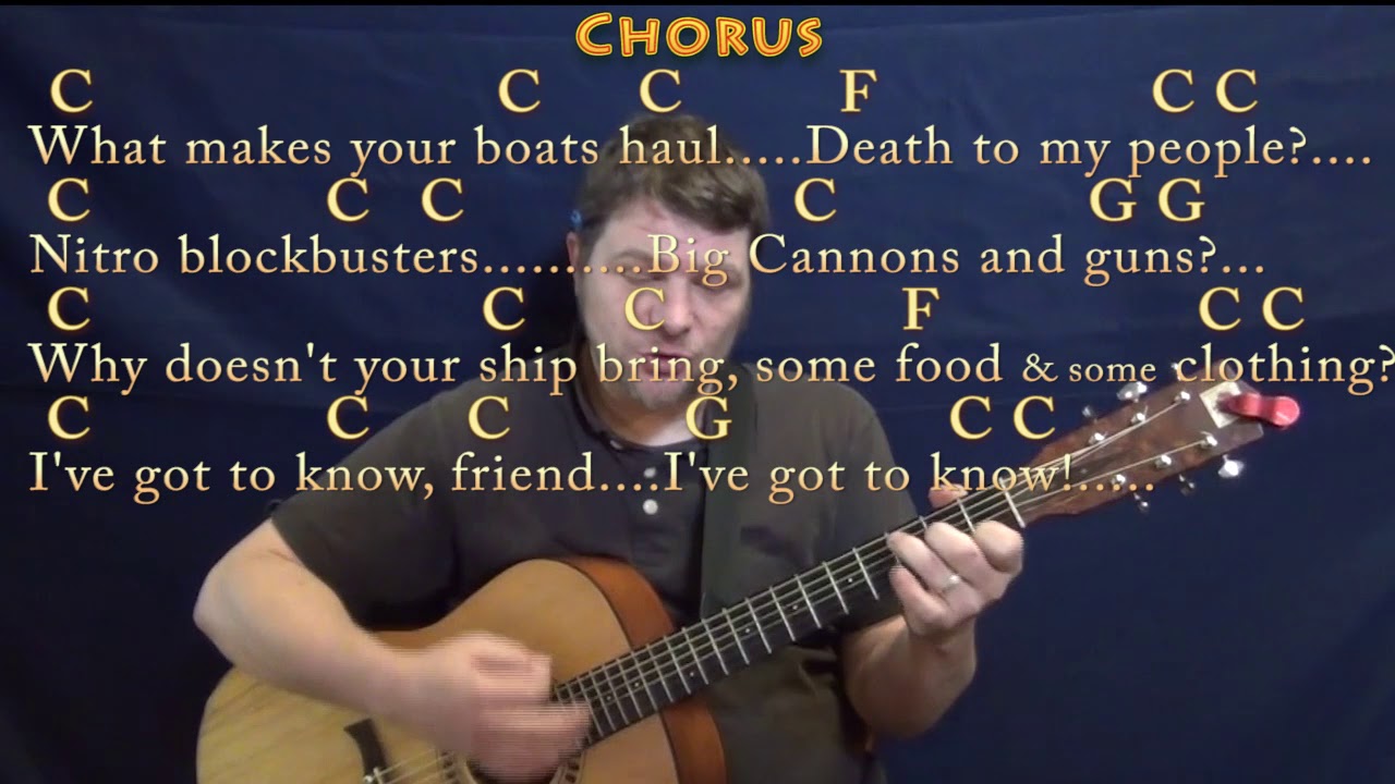 I've Got To Know (Woody Guthrie) Guitar Cover Lesson with Chords/Lyrics