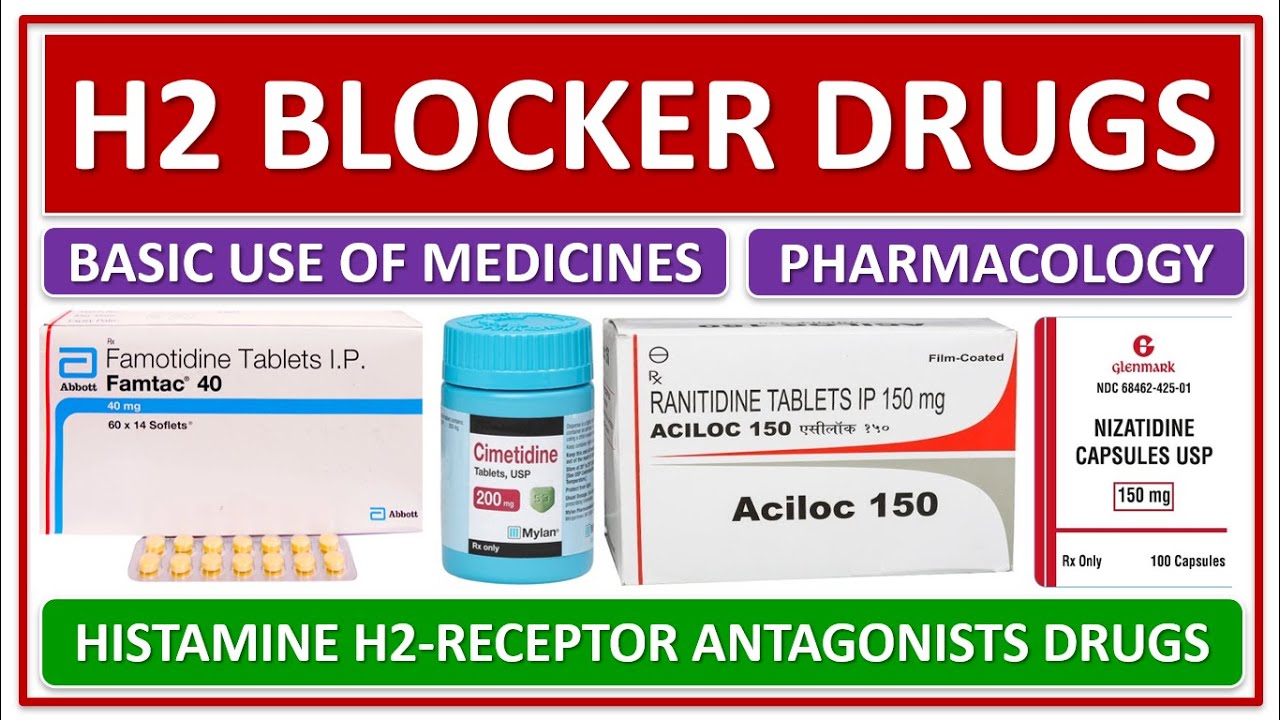 H2 BLOCKER DRUGS, HISTAMINE H2-RECEPTOR ANTAGONISTS DRUGS, BASIC USE,  MECHANISM, DOSE, SIDE EFFECTS