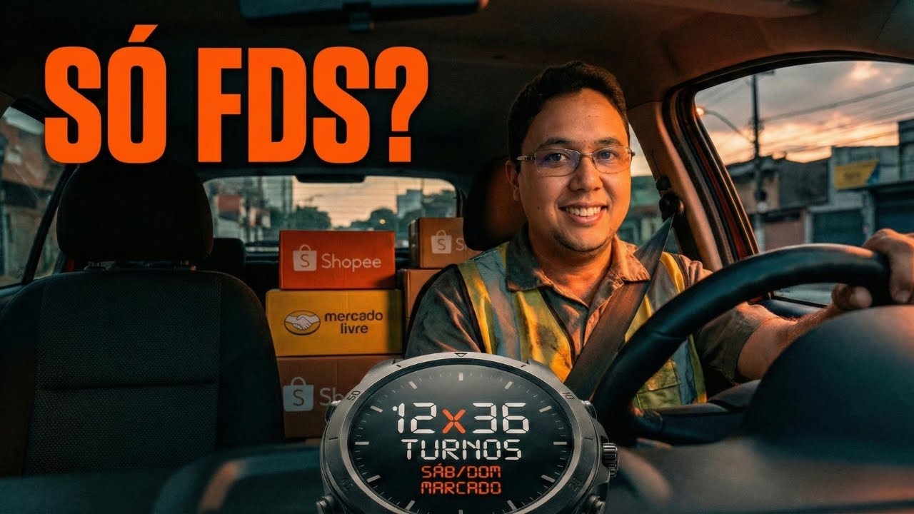 Posso fazer ENTREGAS só no fim de semana ou na escala 12x36 na Shopee e no Mercado Livre?