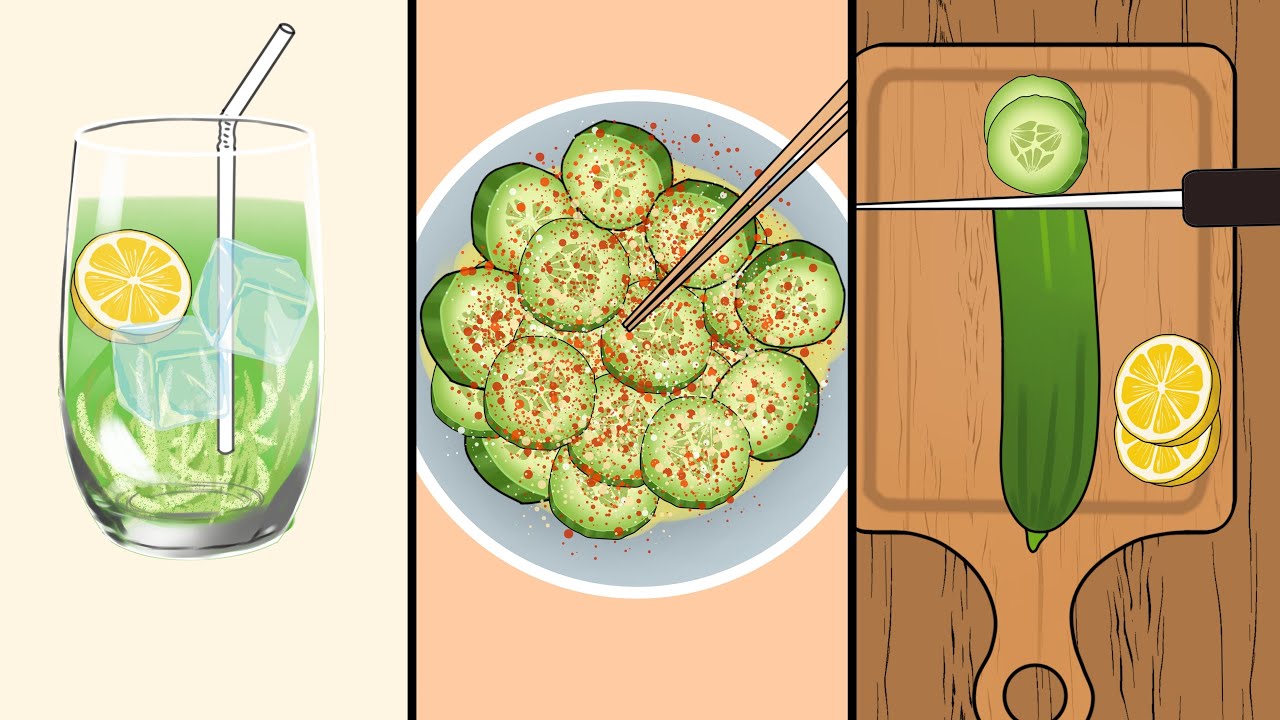ASMR Cooking that will cool you down instantly | Summer Cucumber Dish