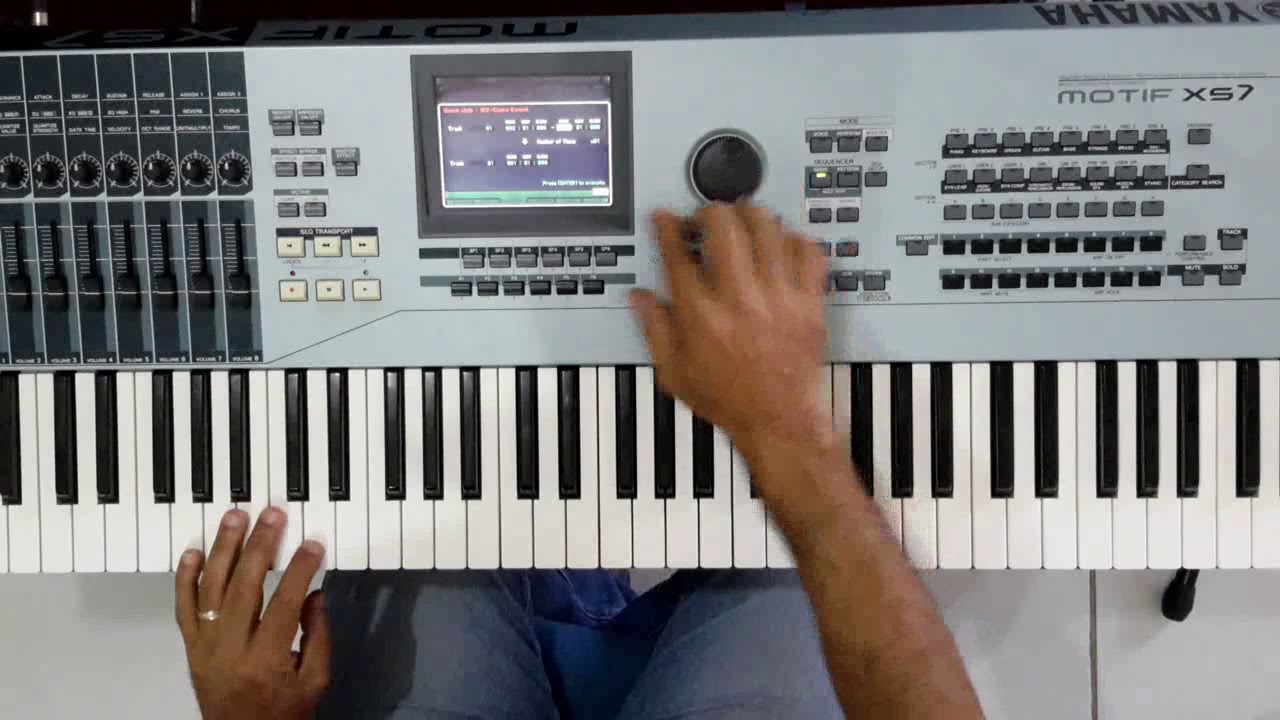 BORRAR Y CORREGIR SECUENCIAS YAMAHA MOTIF XS7 (PARTE 1)