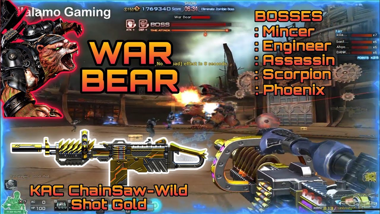 KAC ChainSAW-Wild Shot Gold | Final Arena (HARD) Gameplay | Crossfire Philippines