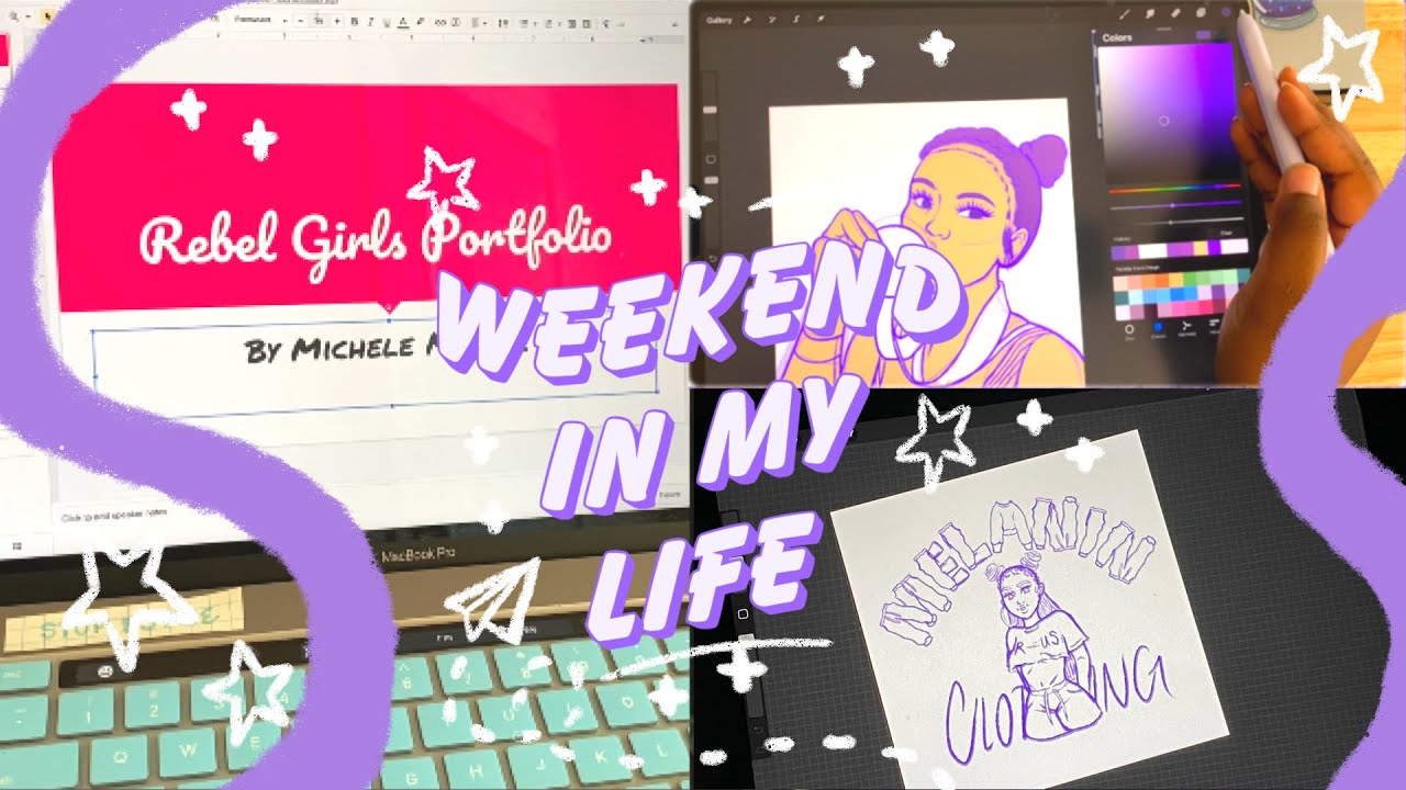 Weekend in my life 🎨☀️✨working on commissions, doing two art competitions + Suni Lee notices my art!
