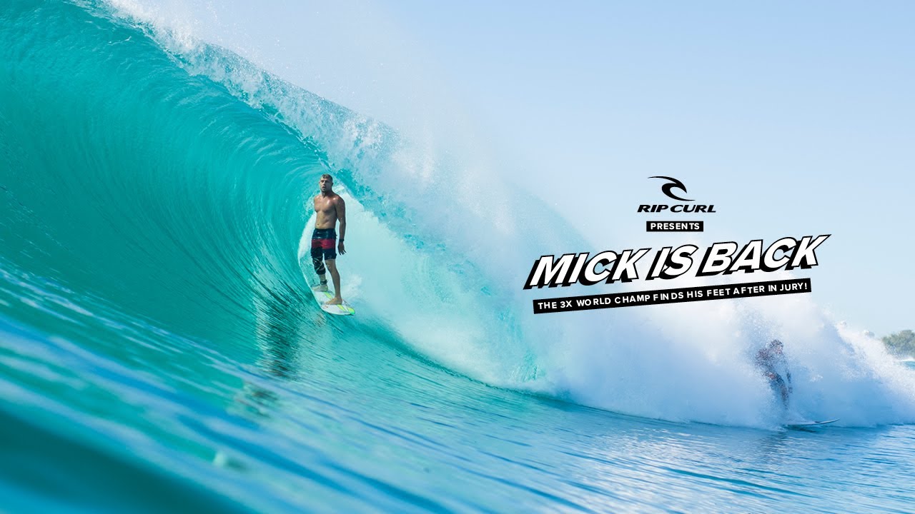 Mick Fanning is Back: The 3x World Champ Finds His Feet After Injury!