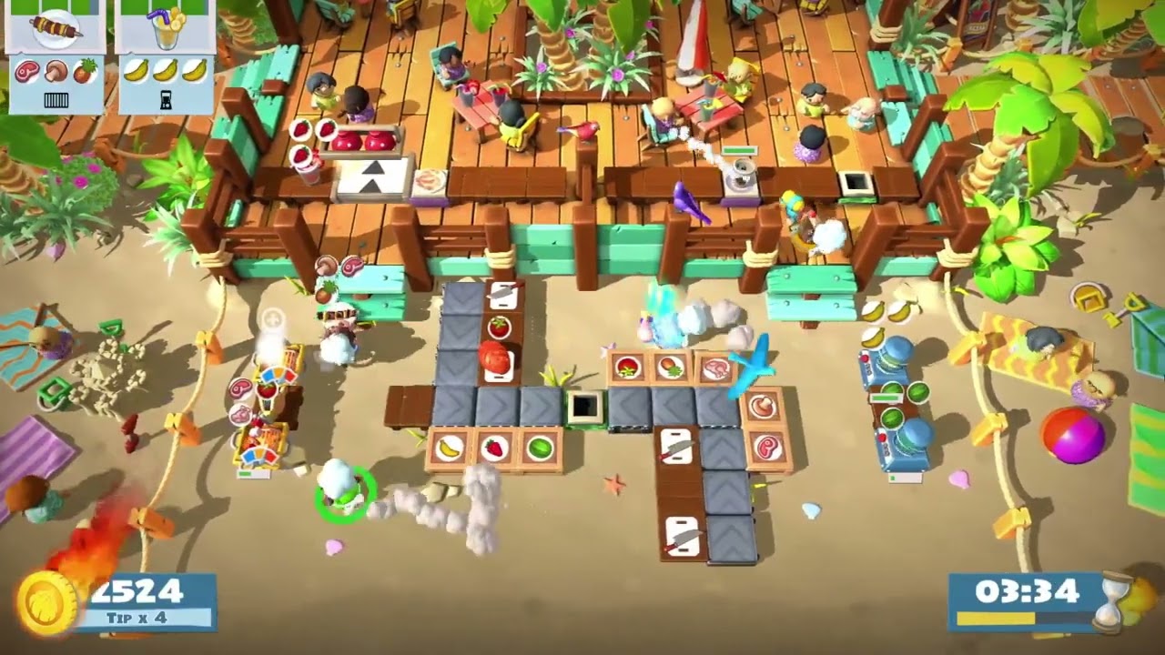 Overcooked! 2 Surf 3-4 6K!!!!!!!
