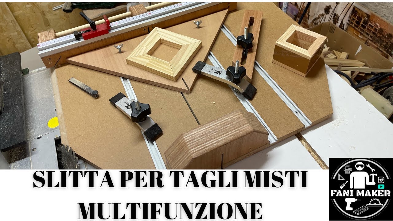NON ti servirà più la troncatrice con questa slitta per banco sega per tagli misti