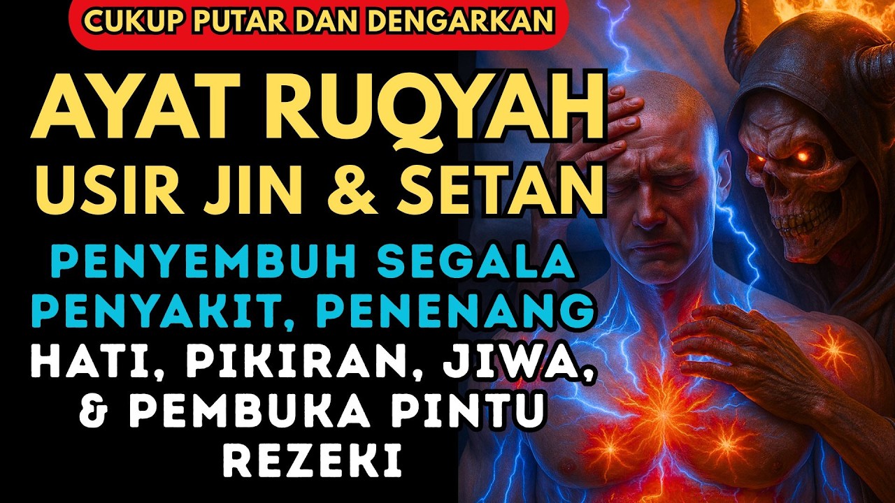 RUQYAH RUMAH & TUBUH PENGUSIR JIN DAN SIHIR, PENENANG HATI & PIKIRAN | AL QUR’AN TEDUH