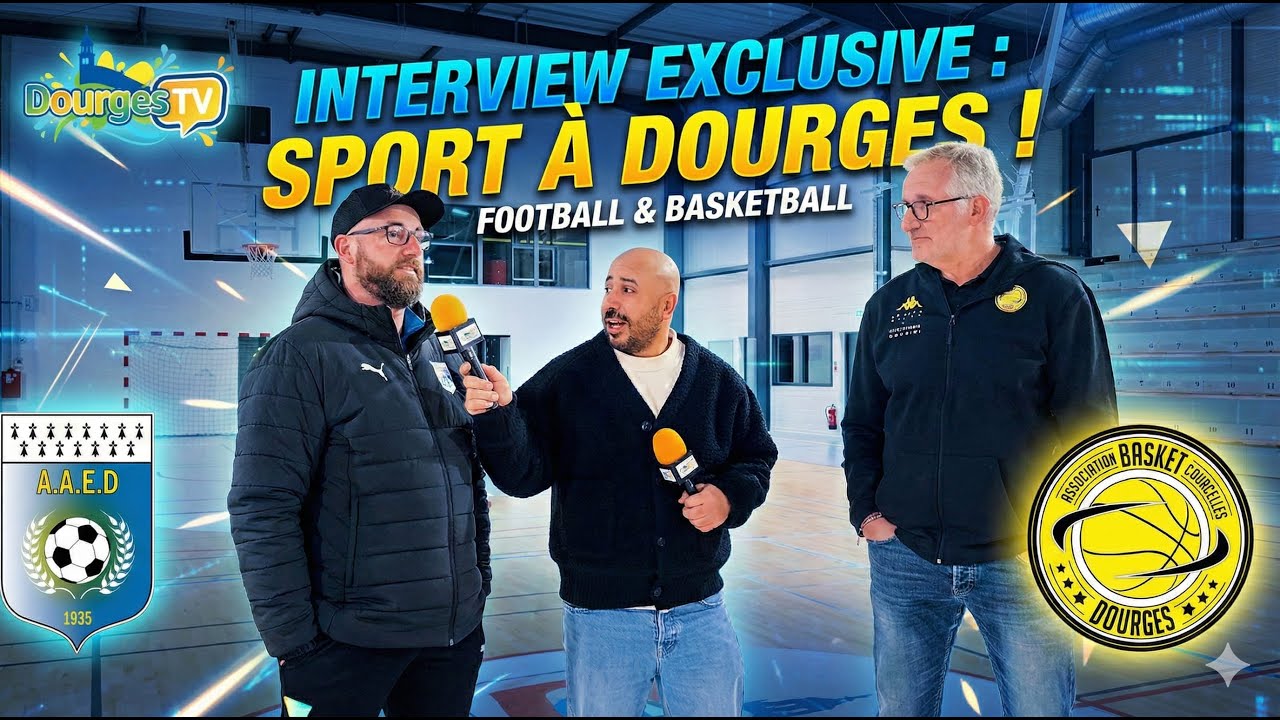 🎥 Au cœur du jeu : Rencontre au sommet à Dourges ! ⚽️🏀