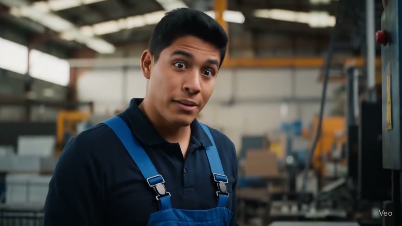 Factory Accident: Glove Pulled Off Hand in Press Brake!