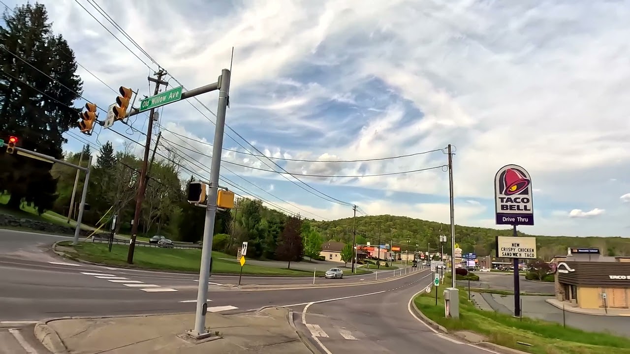 4K Driving Thru Around Wayne County Pennsylvania PA HonesDale Canal St Both Sides (05-2023) ASMR