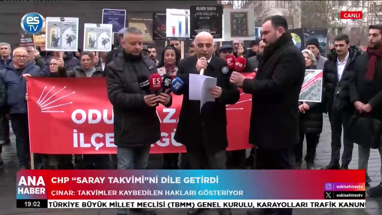 CHP “Saray Takvimi”ni gündeme taşıdı