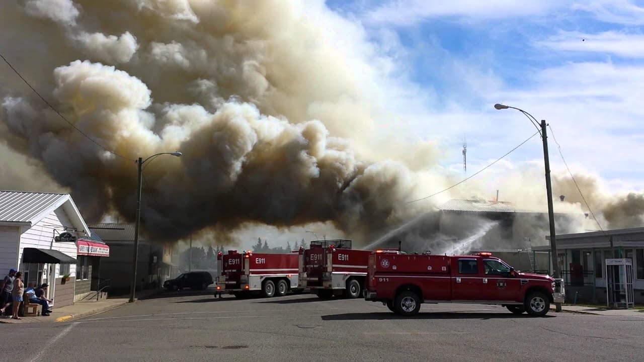 Fire in Kitscoty