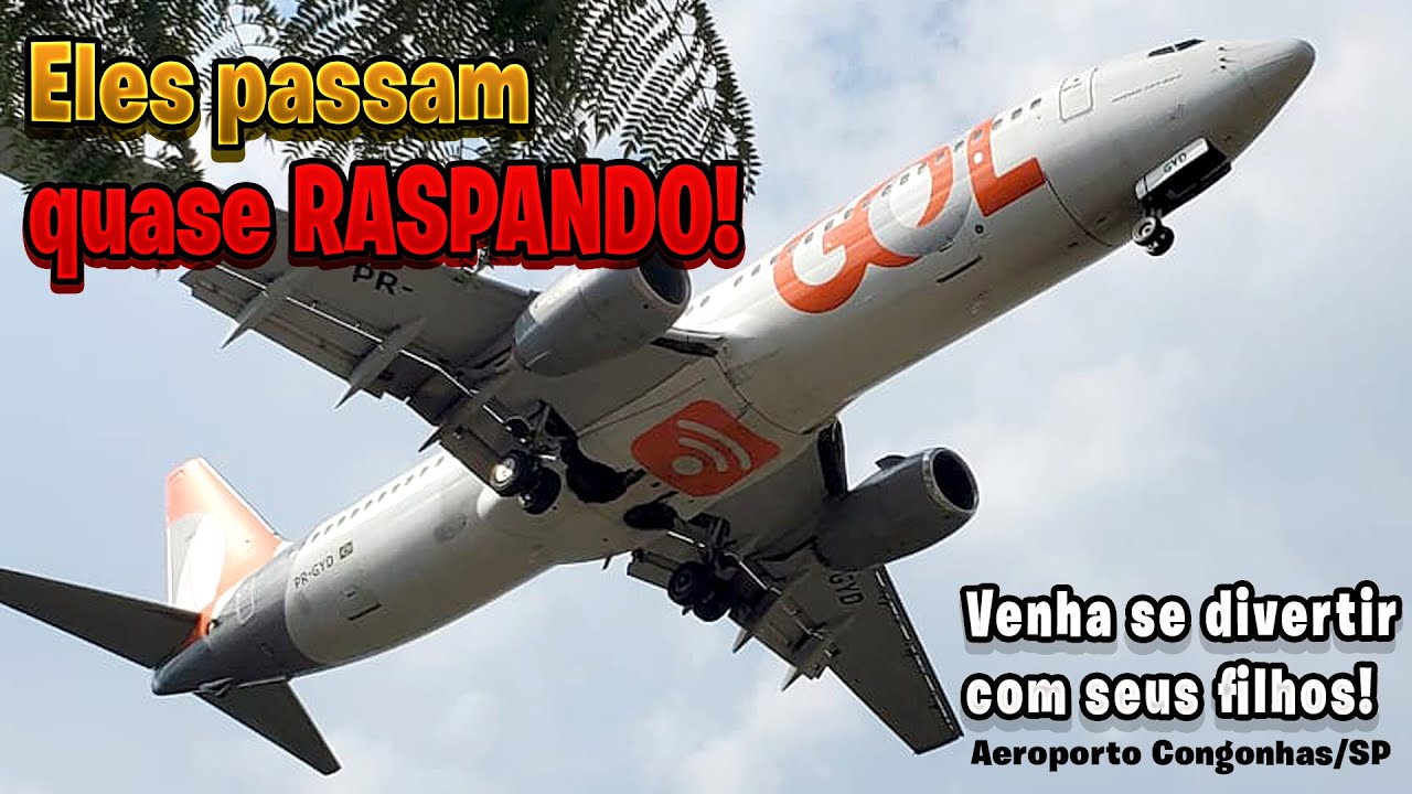 Ótimo LUGAR para ver Aviões Decolando e Pousando no Aeroporto de Congonhas/SP.