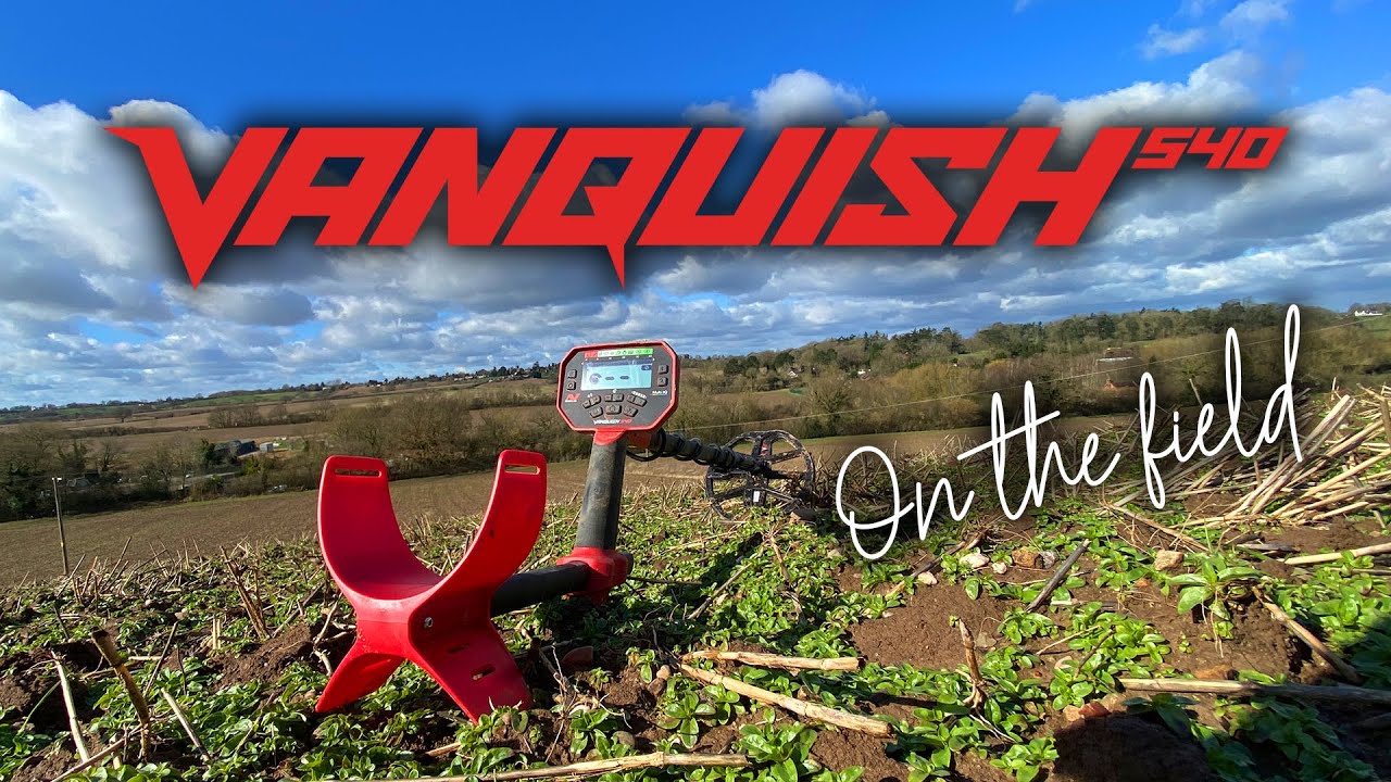 On the field with the Minelab Vanquish 540 - Metal Detecting UK