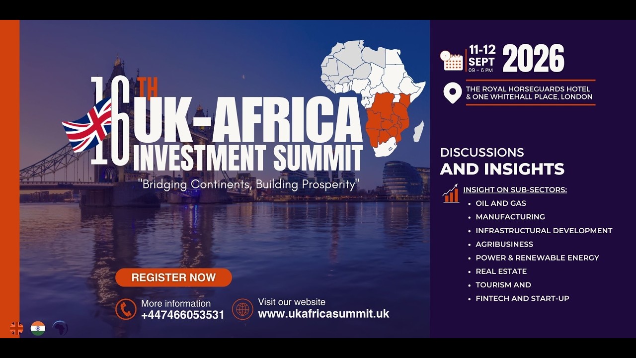 UK-Africa Investment Summit 2026 | London&rsquo;s Leading Africa Trade & Investment Platform
