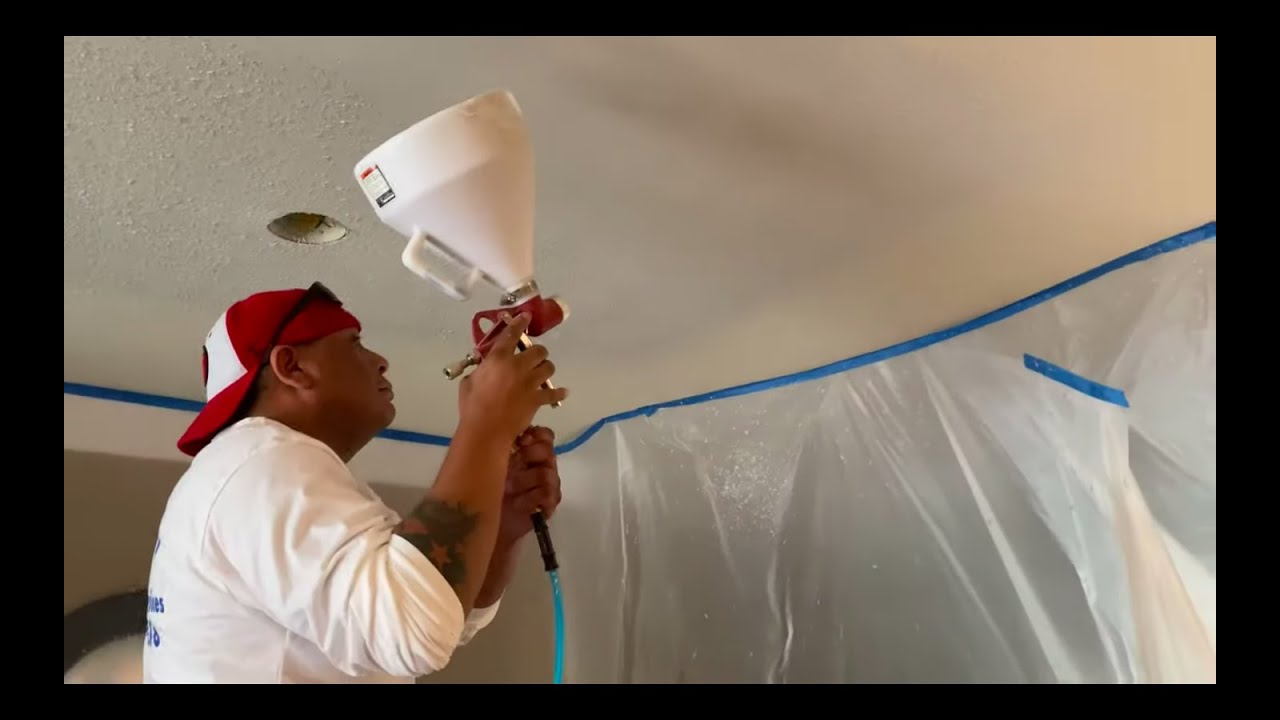 How to Spray A Heavy Knock-Down Texture