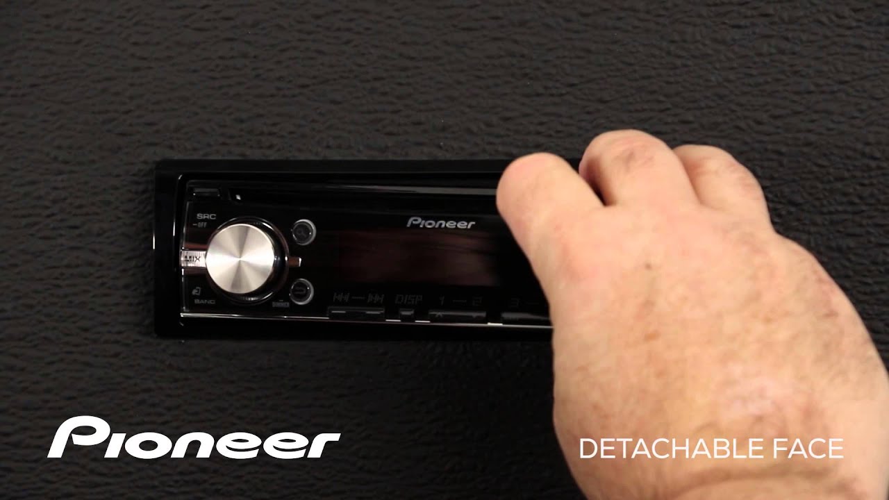 How To - DEH-X3700UI - Detachable Face