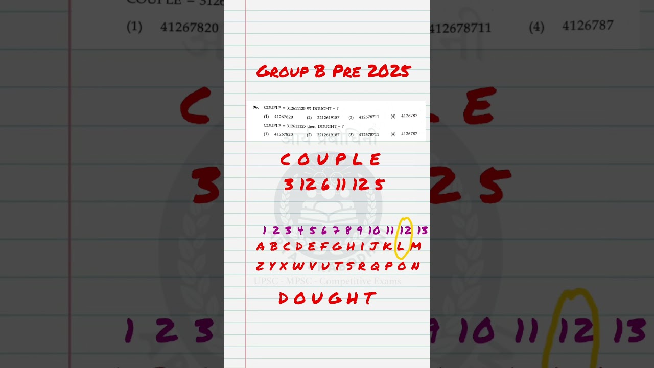 Updated logic for MPSC Group B 2025 Prelim Question 