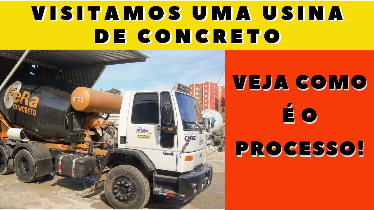 Como é feito o concreto usinado? Visitamos uma usina de concreto e conhecemos todo o processo!