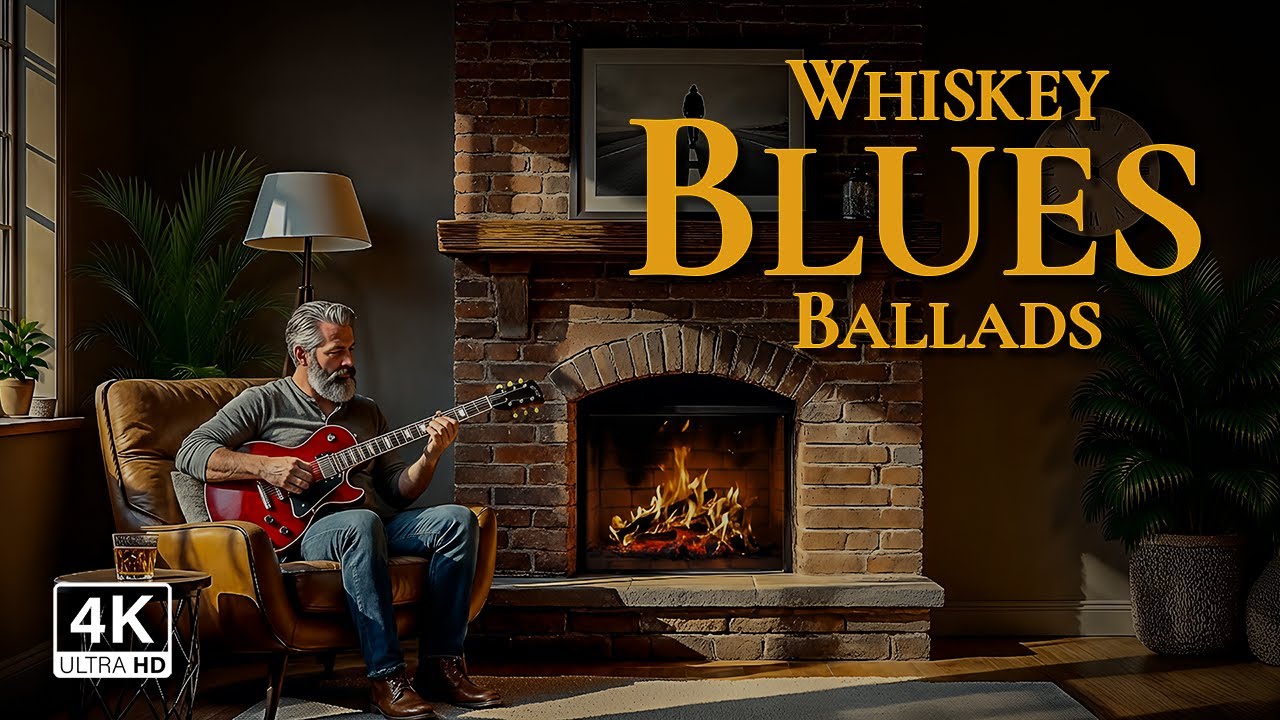 Bourbon Blues Confessions | Deep Baritone Fireplace Session